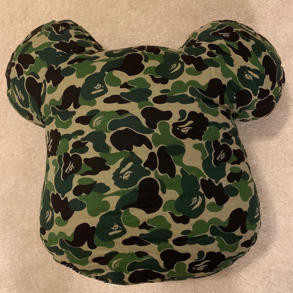 Bape / A Bathing Ape Green ABC Camo Medicom Pillow - Picture 2 of 5